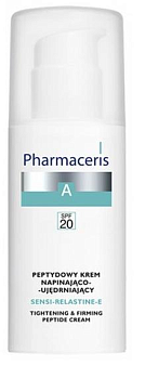 Подтягивающий и укрепляющий пептидный крем Pharmaceris A Sensi-Relastine-E SPF 20, 50 мл